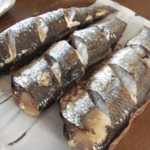 焼魚のコツ☆　白子がしっとり「ニシンの塩焼き」